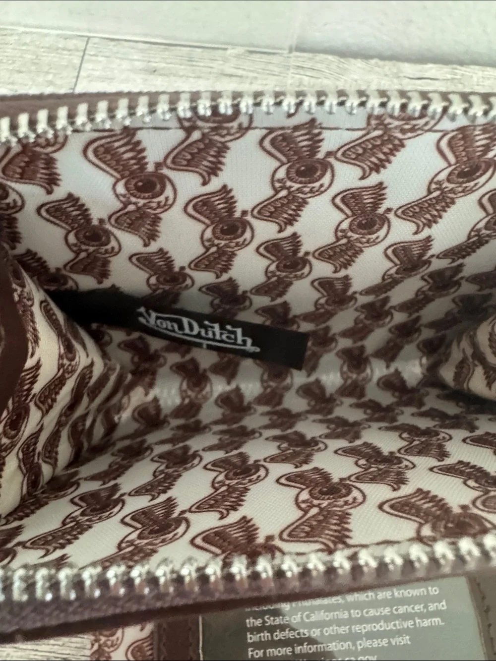 Von Dutch Brown Wallet NWT